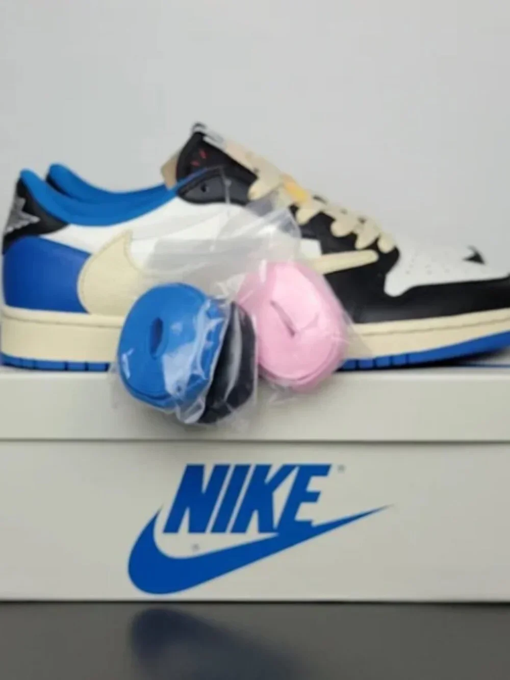 Air Jordan 1 Low Fragment × Travis Scott Men's Shoes